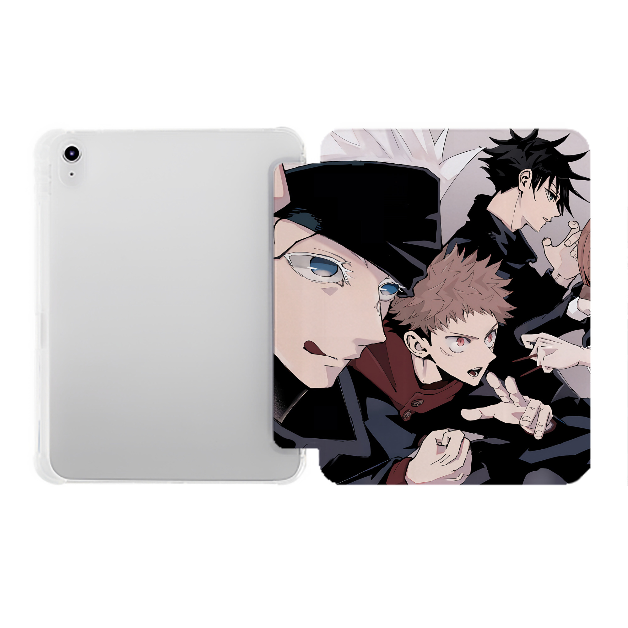 （画像用） SPY×FAMILY间谍家家酒 IPad ケース ペン収納付き 三つ折りスタンド PUレザー×シリコン 対応機種9.5/10.5/10.9インチ